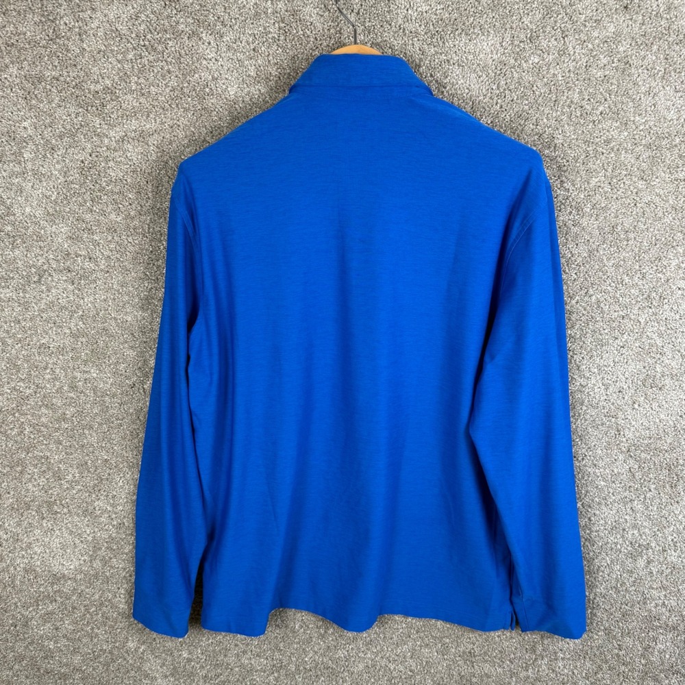 Under Armour Men's Long Sleeve Golf Polo Shirt Bethesda 1947 Blue Large - Picture 8 of 8